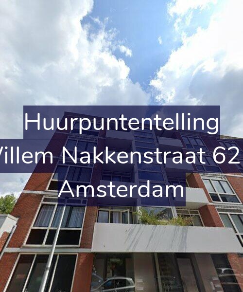 Foto gevel Huurpuntentelling voor Willem Nakkenstraat 62-2, Amsterdam