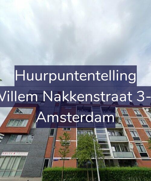 Foto gevel Huurpuntentelling voor Willem Nakkenstraat 3-3, Amsterdam