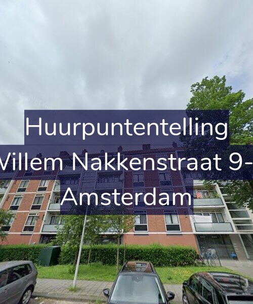 Foto gevel Huurpuntentelling voor Willem Nakkenstraat 9-1, Amsterdam