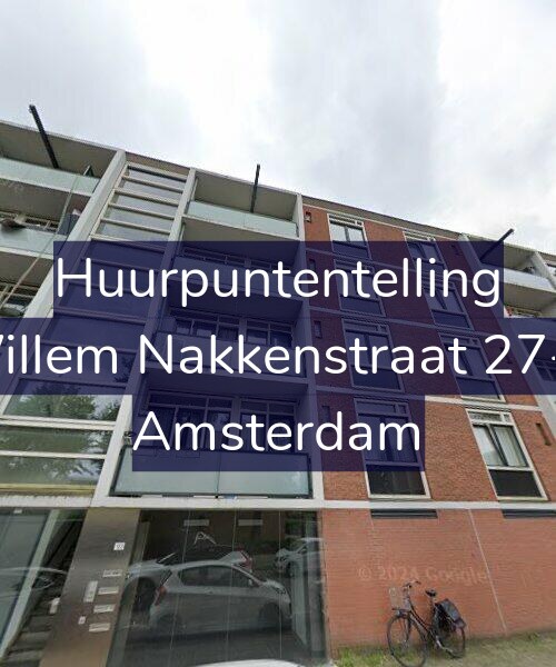 Foto gevel Huurpuntentelling voor Willem Nakkenstraat 27-A, Amsterdam