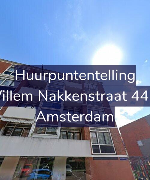 Foto gevel Huurpuntentelling voor Willem Nakkenstraat 44-2, Amsterdam