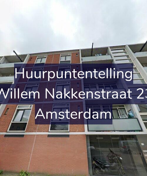 Foto gevel Huurpuntentelling voor Willem Nakkenstraat 23, Amsterdam