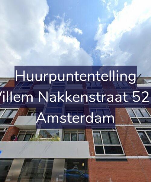 Foto gevel Huurpuntentelling voor Willem Nakkenstraat 52-2, Amsterdam