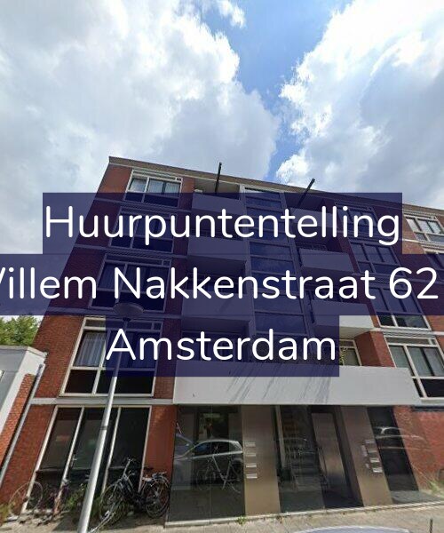 Foto gevel Huurpuntentelling voor Willem Nakkenstraat 62-1, Amsterdam
