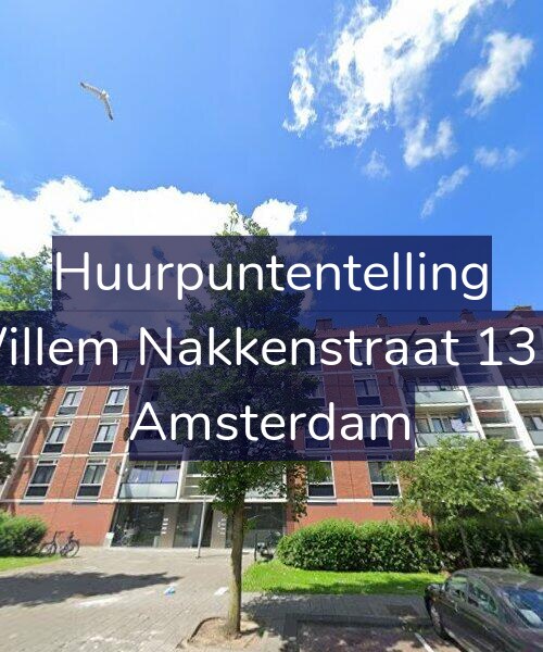 Foto gevel Huurpuntentelling voor Willem Nakkenstraat 13-1, Amsterdam