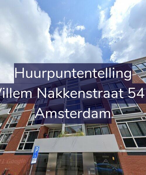 Foto gevel Huurpuntentelling voor Willem Nakkenstraat 54-2, Amsterdam