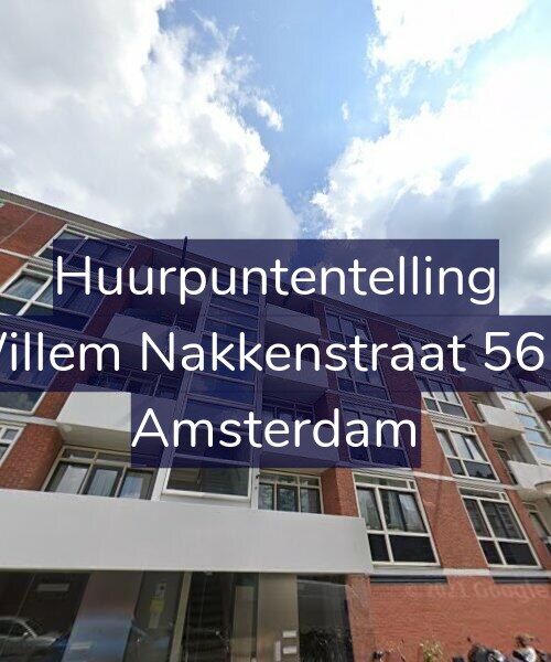 Foto gevel Huurpuntentelling voor Willem Nakkenstraat 56-3, Amsterdam