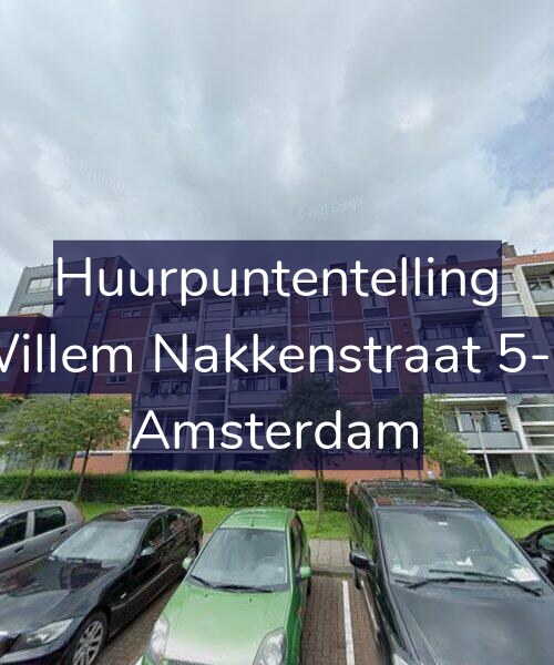 Foto gevel Huurpuntentelling voor Willem Nakkenstraat 5-H, Amsterdam
