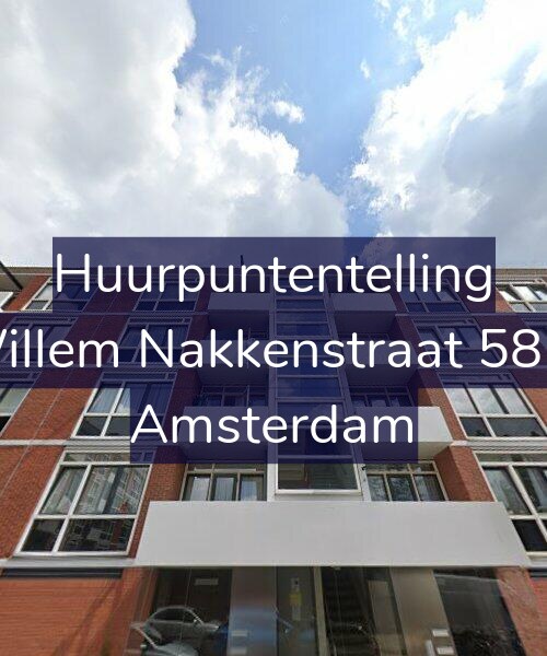 Foto gevel Huurpuntentelling voor Willem Nakkenstraat 58-2, Amsterdam