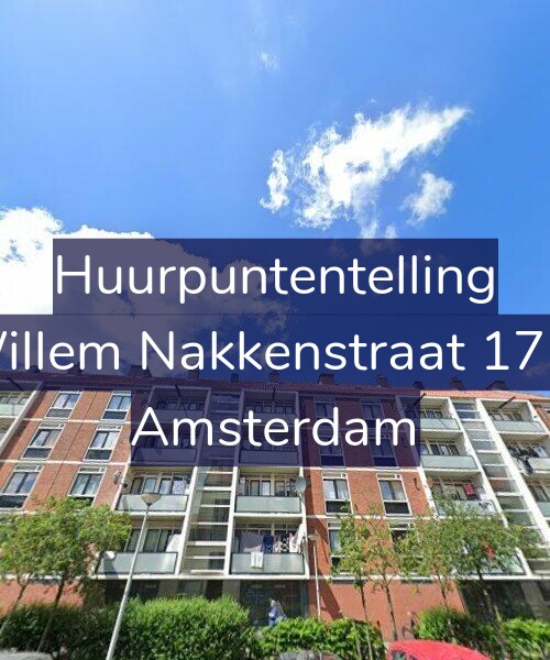 Foto gevel Huurpuntentelling voor Willem Nakkenstraat 17-3, Amsterdam