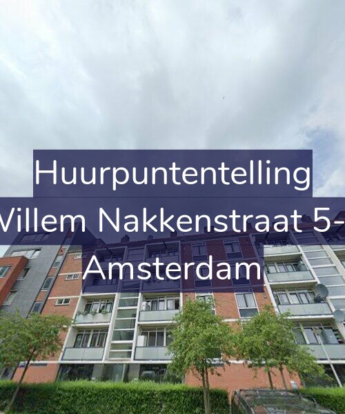 Foto gevel Huurpuntentelling voor Willem Nakkenstraat 5-2, Amsterdam