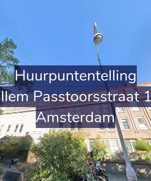 Foto gevel Huurpuntentelling voor Willem Passtoorsstraat 103, Amsterdam