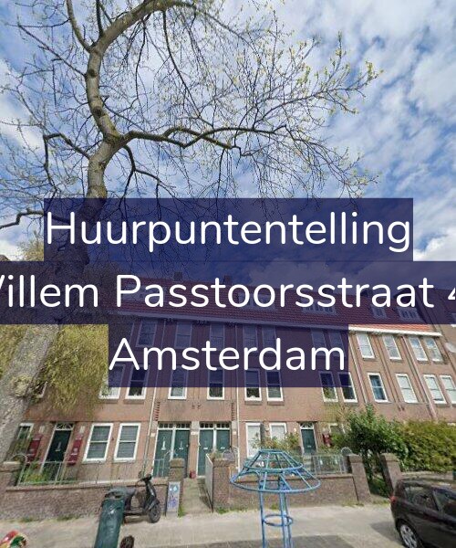 Foto gevel Huurpuntentelling voor Willem Passtoorsstraat 43, Amsterdam