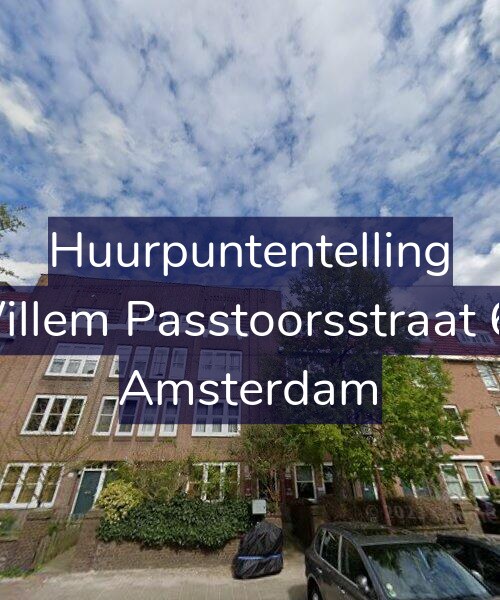 Foto gevel Huurpuntentelling voor Willem Passtoorsstraat 69, Amsterdam