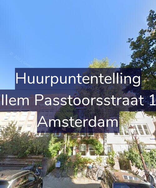 Foto gevel Huurpuntentelling voor Willem Passtoorsstraat 133, Amsterdam
