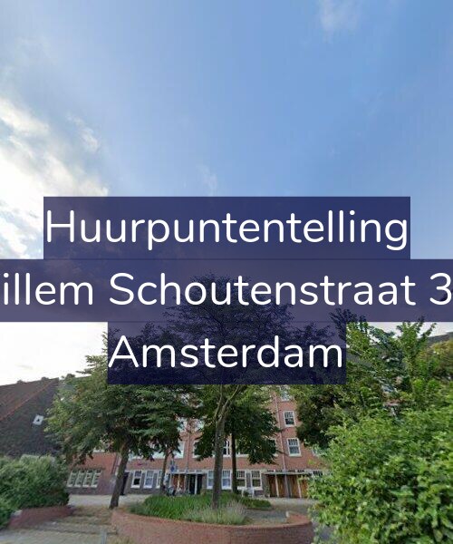 Foto gevel Huurpuntentelling voor Willem Schoutenstraat 3-3, Amsterdam