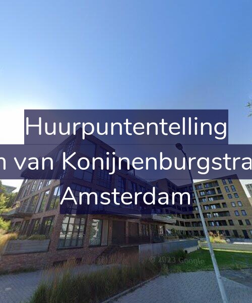 Foto gevel Huurpuntentelling voor Willem van Konijnenburgstraat 3-B, Amsterdam