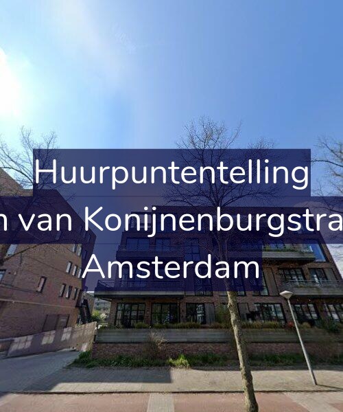 Foto gevel Huurpuntentelling voor Willem van Konijnenburgstraat 3-A, Amsterdam