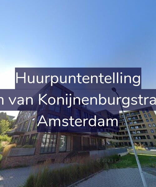 Foto gevel Huurpuntentelling voor Willem van Konijnenburgstraat 1-C, Amsterdam