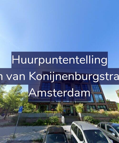 Foto gevel Huurpuntentelling voor Willem van Konijnenburgstraat 1-A, Amsterdam