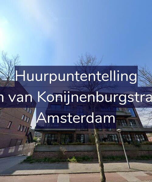 Foto gevel Huurpuntentelling voor Willem van Konijnenburgstraat 1-B, Amsterdam