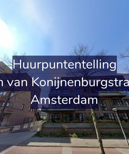 Foto gevel Huurpuntentelling voor Willem van Konijnenburgstraat 5-B, Amsterdam
