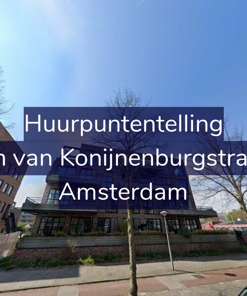 Foto gevel Huurpuntentelling voor Willem van Konijnenburgstraat 5-A, Amsterdam