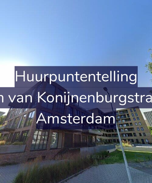 Foto gevel Huurpuntentelling voor Willem van Konijnenburgstraat 5-C, Amsterdam