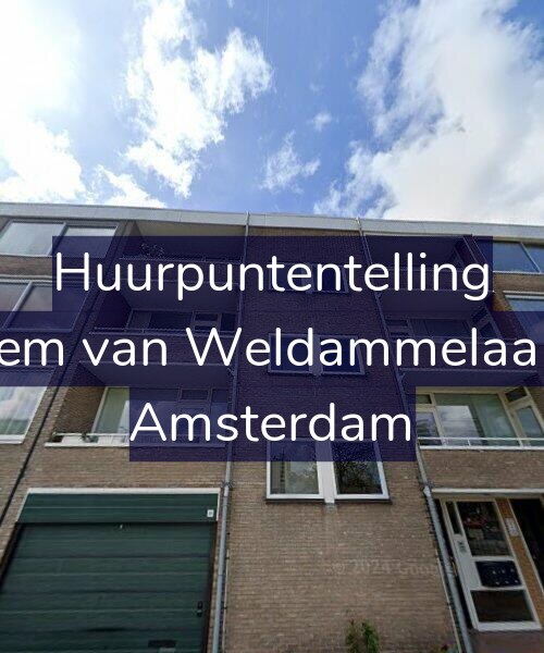Foto gevel Huurpuntentelling voor Willem van Weldammelaan 18, Amsterdam