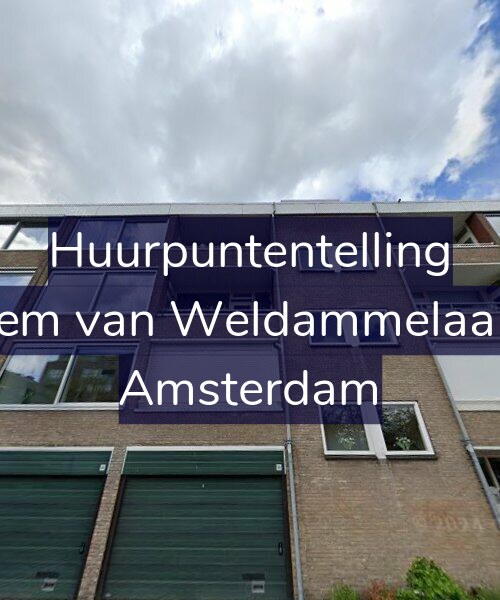 Foto gevel Huurpuntentelling voor Willem van Weldammelaan 52, Amsterdam
