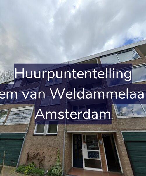 Foto gevel Huurpuntentelling voor Willem van Weldammelaan 84, Amsterdam