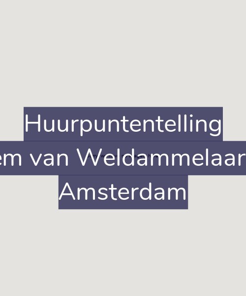 Foto gevel Huurpuntentelling voor Willem van Weldammelaan 123, Amsterdam