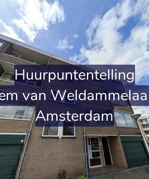 Foto gevel Huurpuntentelling voor Willem van Weldammelaan 14, Amsterdam
