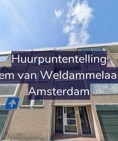 Foto gevel Huurpuntentelling voor Willem van Weldammelaan 28, Amsterdam