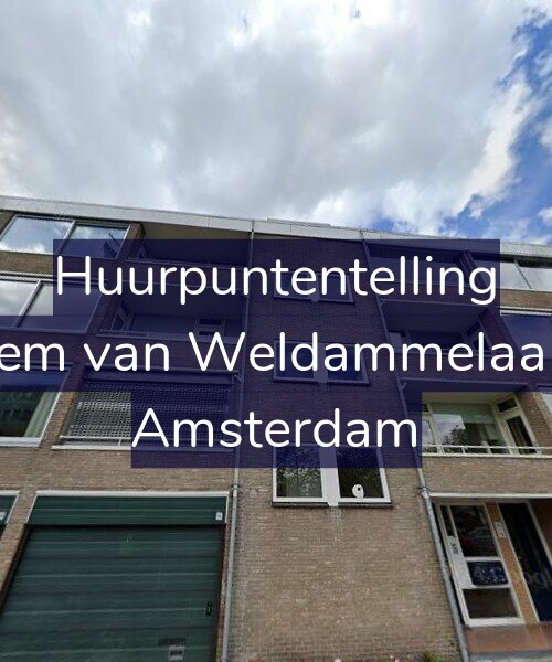 Foto gevel Huurpuntentelling voor Willem van Weldammelaan 72, Amsterdam