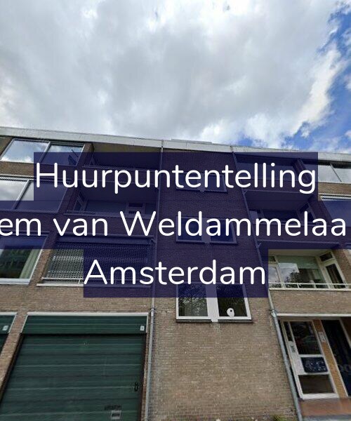 Foto gevel Huurpuntentelling voor Willem van Weldammelaan 70, Amsterdam