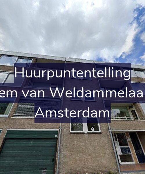 Foto gevel Huurpuntentelling voor Willem van Weldammelaan 74, Amsterdam