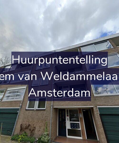 Foto gevel Huurpuntentelling voor Willem van Weldammelaan 86, Amsterdam
