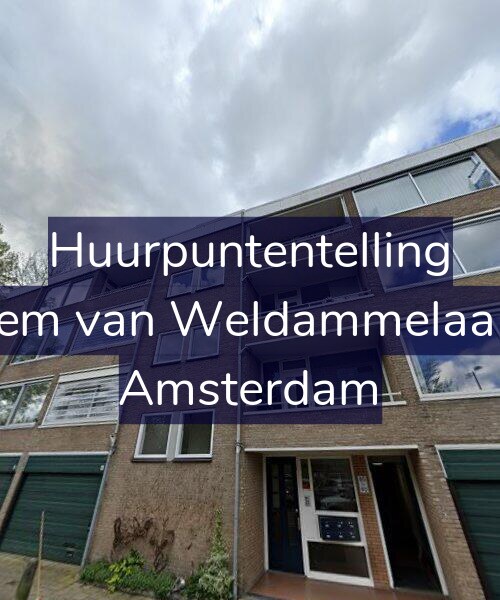Foto gevel Huurpuntentelling voor Willem van Weldammelaan 82, Amsterdam