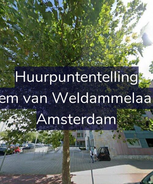 Foto gevel Huurpuntentelling voor Willem van Weldammelaan 75, Amsterdam