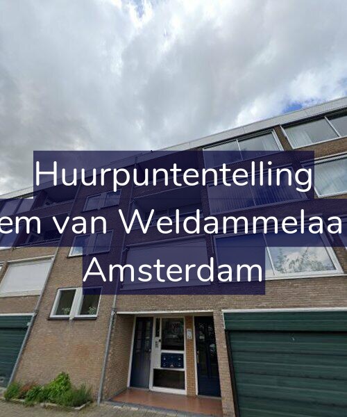 Foto gevel Huurpuntentelling voor Willem van Weldammelaan 48, Amsterdam