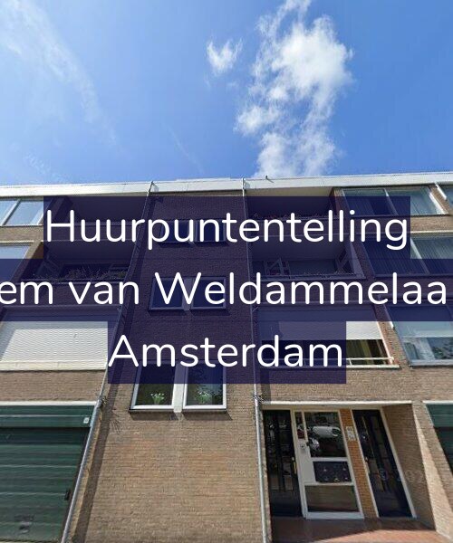 Foto gevel Huurpuntentelling voor Willem van Weldammelaan 56, Amsterdam