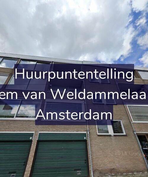 Foto gevel Huurpuntentelling voor Willem van Weldammelaan 36, Amsterdam