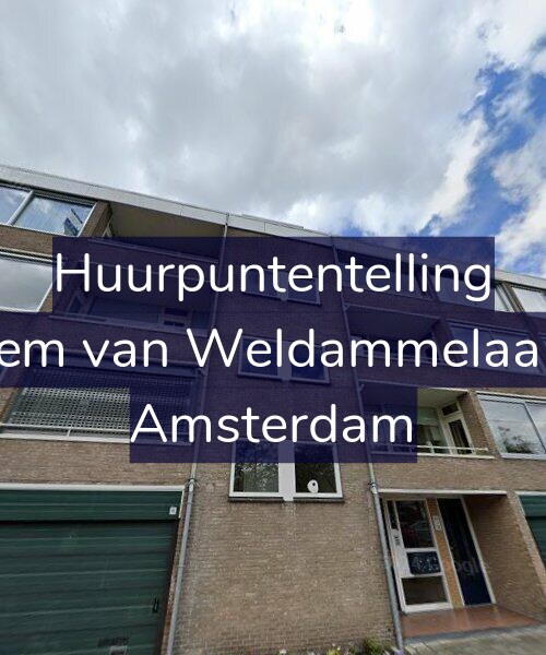 Foto gevel Huurpuntentelling voor Willem van Weldammelaan 66, Amsterdam