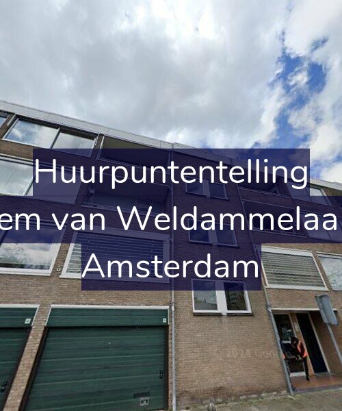 Foto gevel Huurpuntentelling voor Willem van Weldammelaan 34, Amsterdam