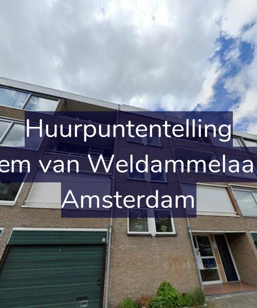 Foto gevel Huurpuntentelling voor Willem van Weldammelaan 50, Amsterdam