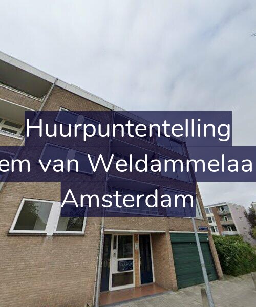 Foto gevel Huurpuntentelling voor Willem van Weldammelaan 12, Amsterdam