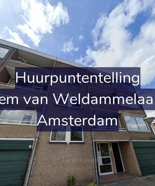 Foto gevel Huurpuntentelling voor Willem van Weldammelaan 16, Amsterdam