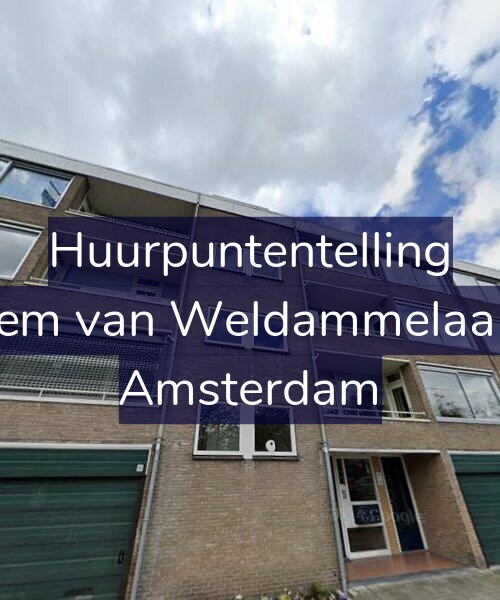 Foto gevel Huurpuntentelling voor Willem van Weldammelaan 64, Amsterdam