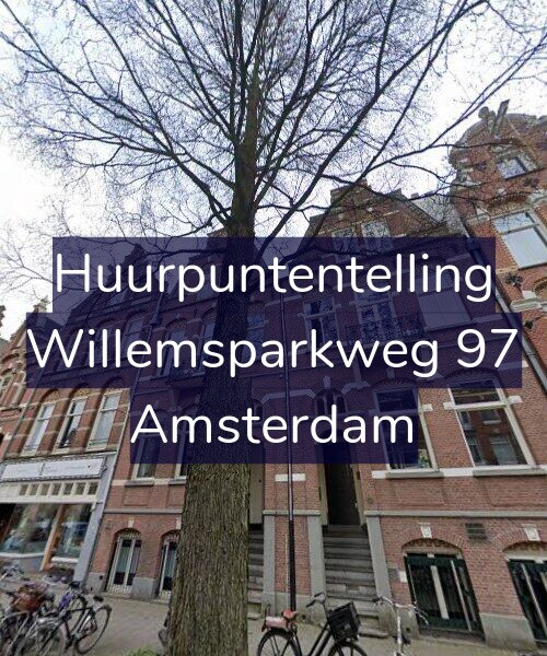 Foto gevel Huurpuntentelling voor Willemsparkweg 97, Amsterdam
